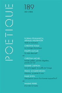 Couverture_Po&eacute;tique, n&deg;189