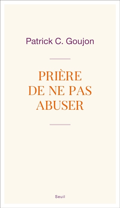 Couverture_Prière de ne pas abuser
