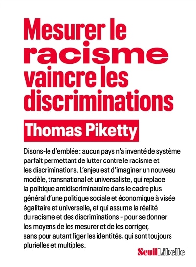 Couverture_MESURER LE RACISME, VAINCRE LES DISCRIMINATIONS