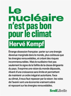 Front cover_Le nucléaire n'est pas bon pour le climat