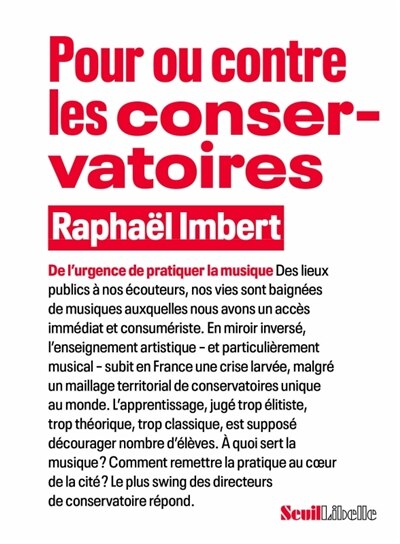 Couverture_Pour ou contre les conservatoires