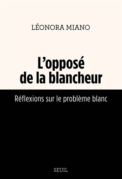 Front cover_L' opposé de la blancheur