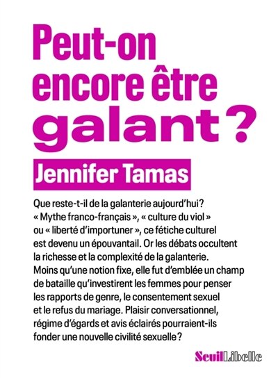 Front cover_Peut-on encore être galant ?