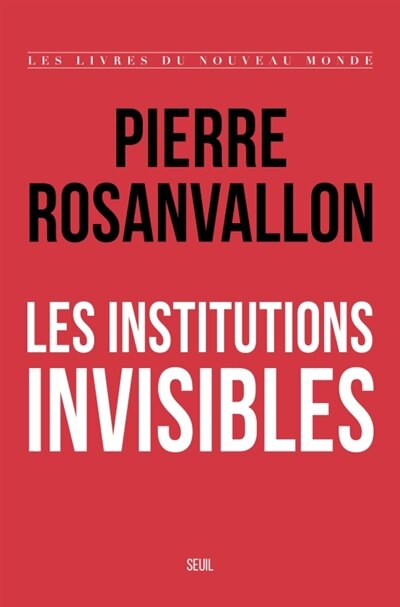 Front cover_Les institutions invisibles