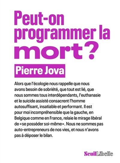 Front cover_Peut-on programmer la mort ?