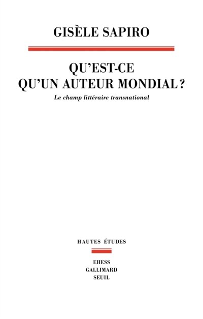 Front cover_Qu’est-ce qu’un auteur mondial ?