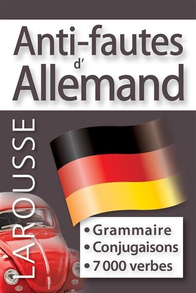 Front cover_Anti-fautes d'allemand : grammaire, conjugaisons, 7.000 verbes