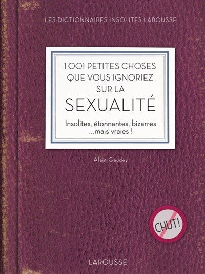 Front cover_1001 petites choses que vous ignoriez sur la sexualité
