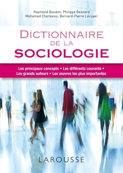 Front cover_Dictionnaire de la sociologie