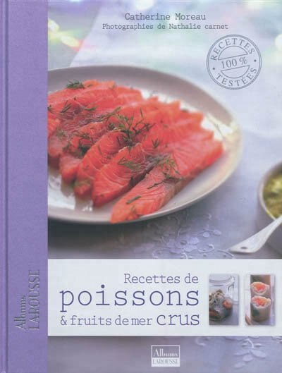 Front cover_Recettes de poissons et fruits de mer crus