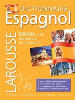 Front cover_Grand dictionnaire espagnol-français Larousse édition 2014