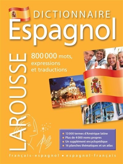 Front cover_Grand dictionnaire espagnol-français Larousse édition 2014