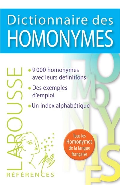 Front cover_Dictionnaire des homonymes