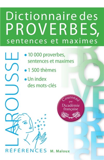 Couverture_Dictionnaire des proverbes, sentences & maximes