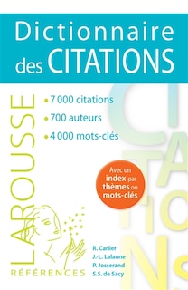 Front cover_Dictionnaire des citations