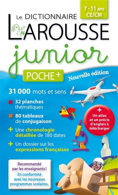 Couverture_Le dictionnaire Larousse junior poche +