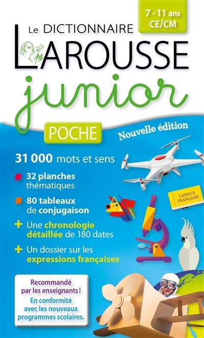 Front cover_Larousse junior poche 7-11 ans 2017