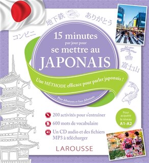 Couverture_15 MINUTES PAR JOUR POUR SE METTRE AU JAPONAIS