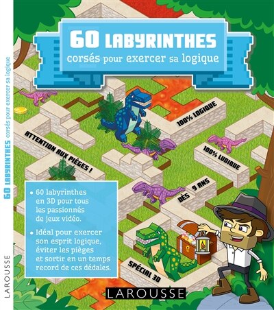Front cover_60 labyrinthes corsés pour exercer sa logique