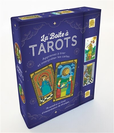 Couverture_La bo&icirc;te &agrave; tarots : apprenez &agrave; tirer et interpr&eacute;ter les cartes
