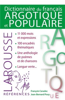 Couverture_Dictionnaire du français argotique et populaire