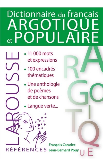 Couverture_Dictionnaire du français argotique et populaire