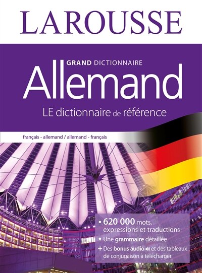 Front cover_Grand dictionnaire allemand-français, français-allemand