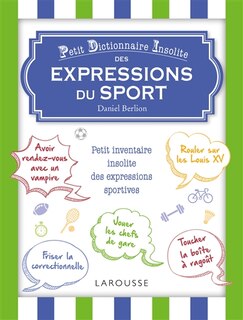 Front cover_Petit dictionnaire insolite des expressions du sport