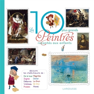 Couverture_Les 10 plus grands peintres racontés aux enfants