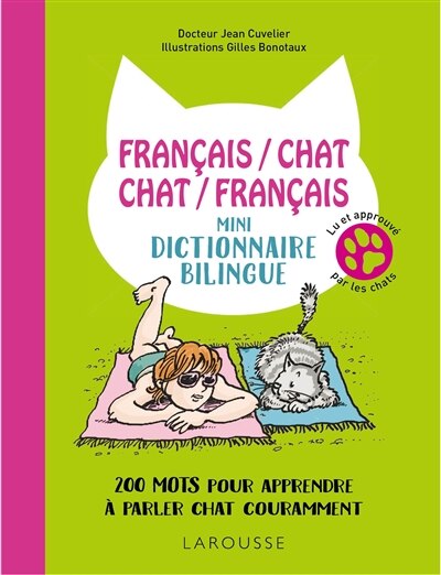 Front cover_Mini-dictionnaire bilingue fran&ccedil;ais-chat, chat-fran&ccedil;ais