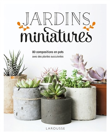 Jardins miniatures: 80 compositions en pots avec des plantes succulentes