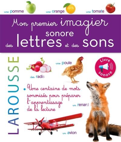 Front cover_Mon premier imagier sonore des lettres et des sons