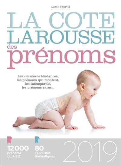 Front cover_La cote des prénoms 2019