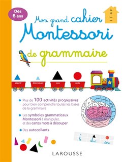 Couverture_Mon grand cahier Montessori de grammaire