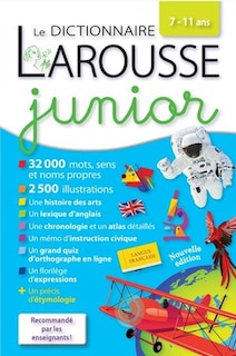 Couverture_Le dictionnaire Larousse junior, 7-11 ans, CE, CM