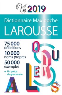 Couverture_Dictionnaire Larousse maxipoche 2019