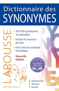 Front cover_DICTIONNAIRE DES SYNONYMES