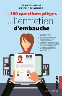 Front cover_Les 100 questions pièges de l'entretien d'embauche