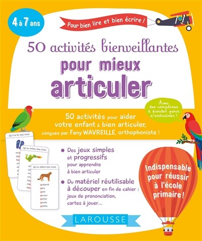 Front cover_50 activités bienveillantes pour mieux articuler