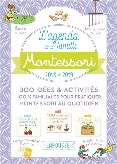 Couverture_L' agenda de la famille Montessori