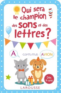 Couverture_Qui sera le champion des sons..  lettres