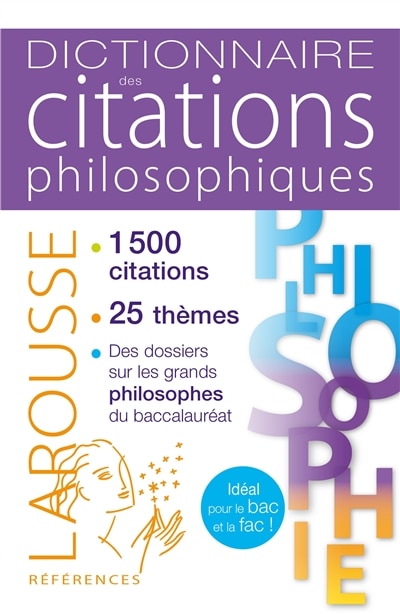 Couverture_DICTIONNAIRE DES CITATIONS PHILOSOPHIQUES