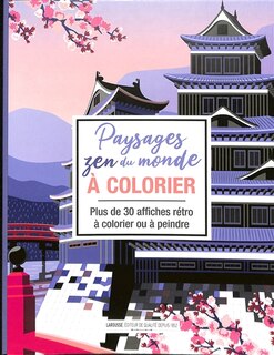 Couverture_Paysages zen du monde à colorier