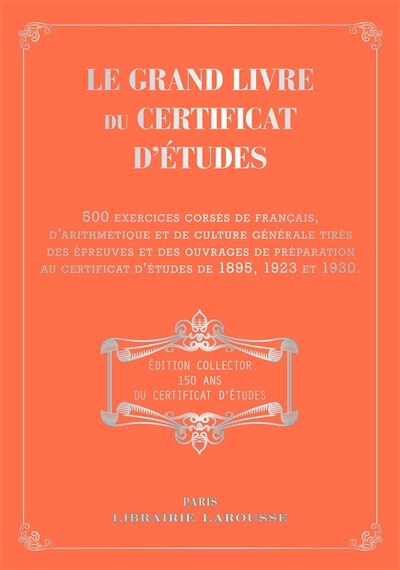Front cover_Le grand livre du certificat d'études