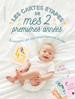 CARTES ETAPES DES MES 2 PERMIERES ANNEES: Se souvenir des plus beaux moments de bébé