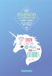Couverture_Agenda journalier de ma petite vie bien remplie 2019-2020