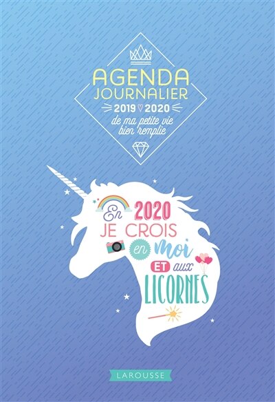 Couverture_Agenda journalier de ma petite vie bien remplie 2019-2020