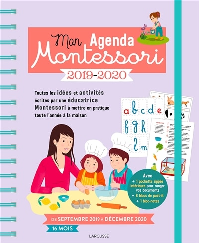 Front cover_Mon agenda Montessori 2019-2020