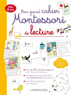 Front cover_Mon grand cahier Montessori de lecture