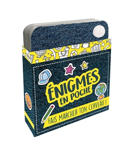 Front cover_Enigmes en poche : fais marcher ton cerveau ! : plus de 100 mystères à élucider !